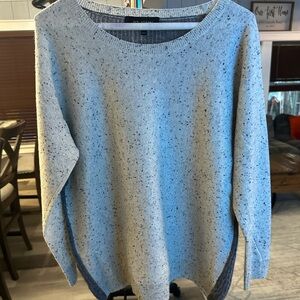 St. John Gray Crewneck Sweater